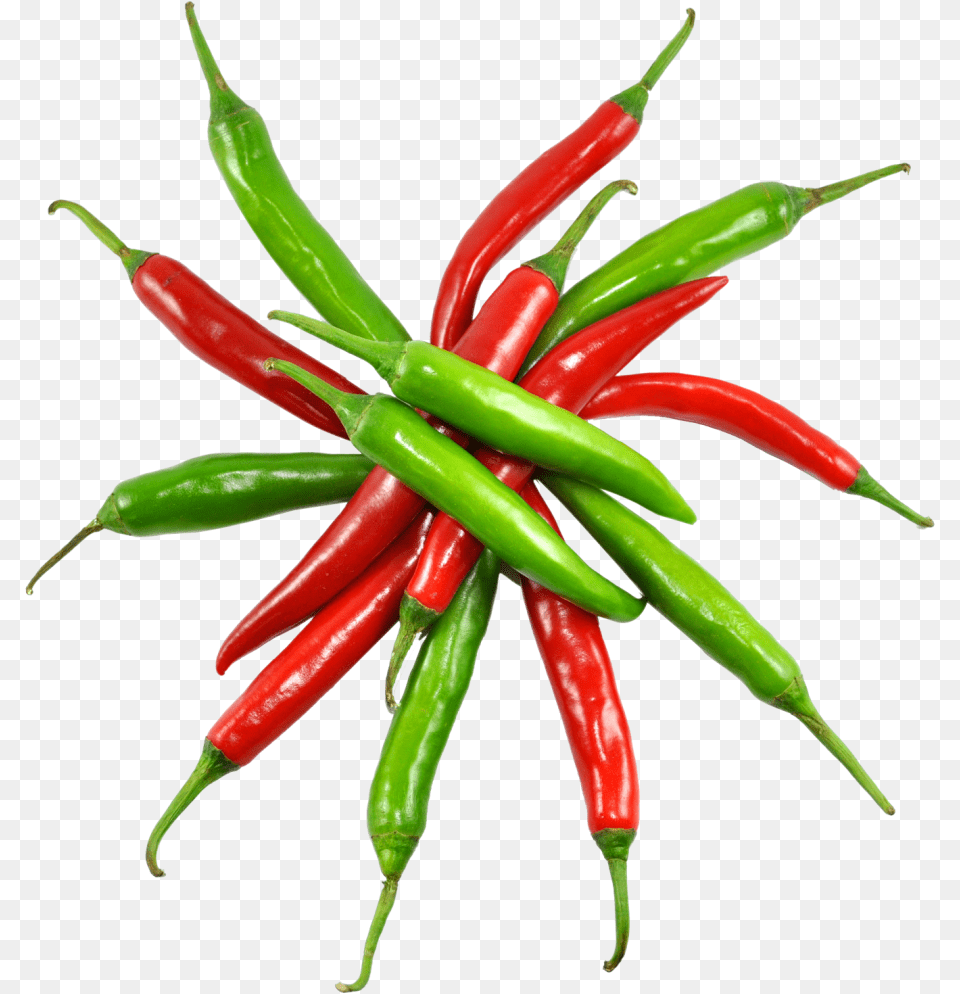 Red And Green Chilli Image Red And Green Chillies, Plant, Food, Produce, Pepper Png