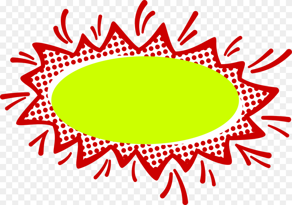 Red And Lime Empty Comic Bubbles Rain Clipart Image Download, First Aid, Oval Free Transparent Png
