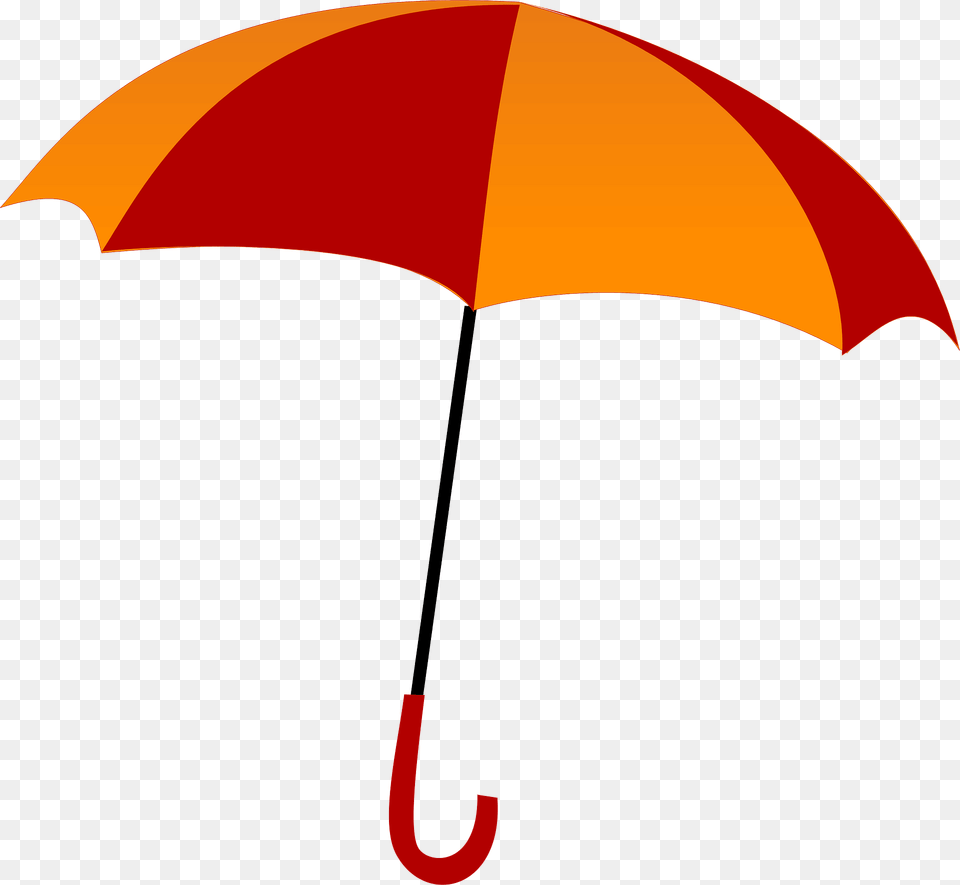 Red And Orange Umbrella Clipart, Canopy Free Png Download