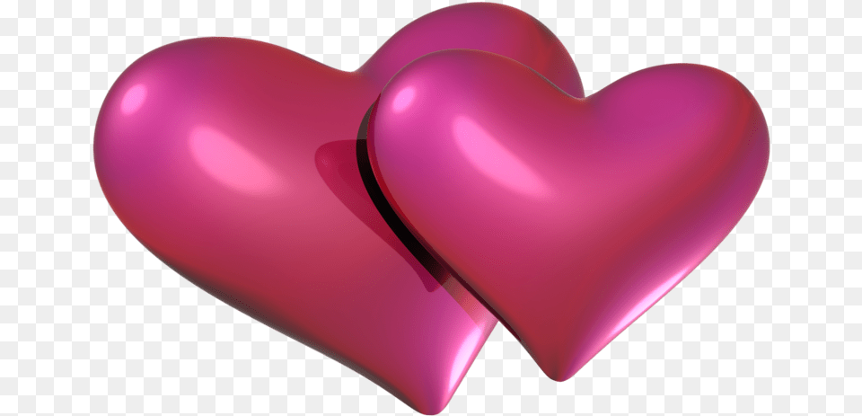 Red And Pink Hearts, Heart, Balloon Png Image