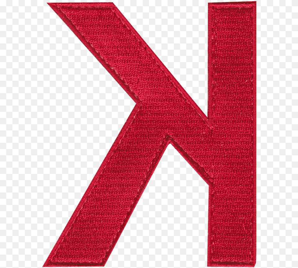 Red And White Backward K Or Strikeout Backwards K, Woven, Accessories, Formal Wear, Tie Png Image