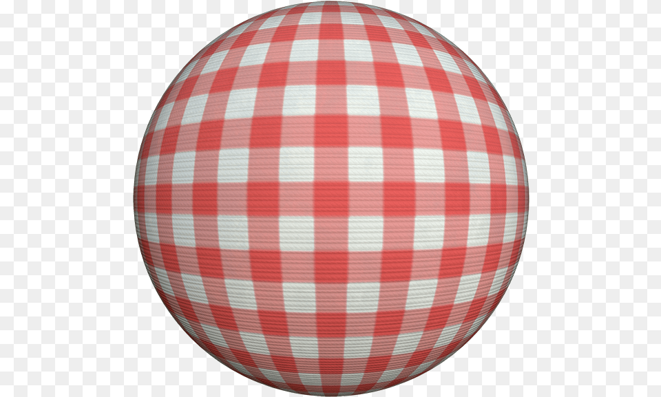 Red And White Checker Cloth Texture Seamless And Tileable Handbag, Sphere Png