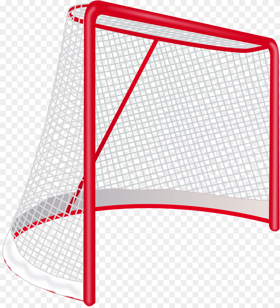 Red And White Hockey Goal Clipart Png Image