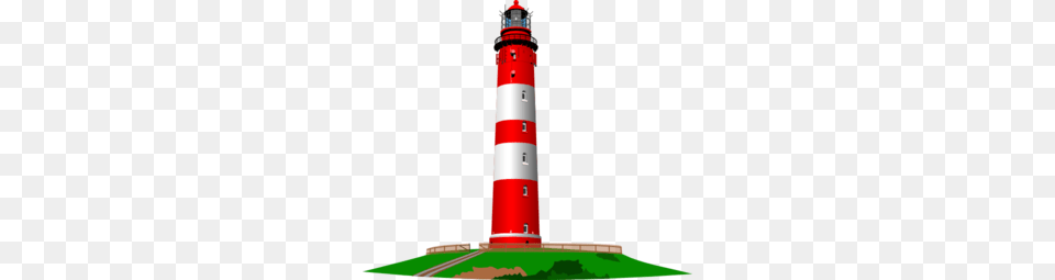 Red And White Lighthouse Clip Art, Architecture, Building, Tower, Beacon Free Png