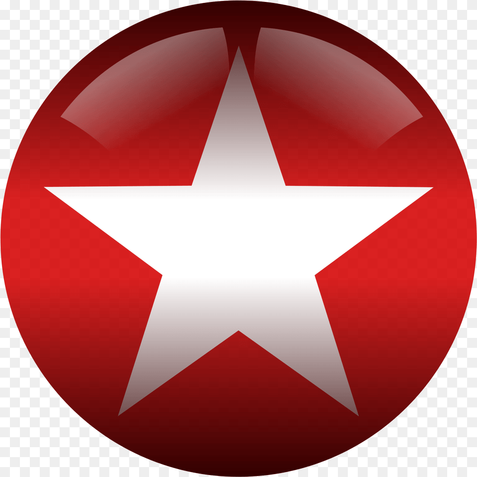 Red And White Star Logo Red Circle White Star Name, Star Symbol, Symbol, Mailbox Png Image