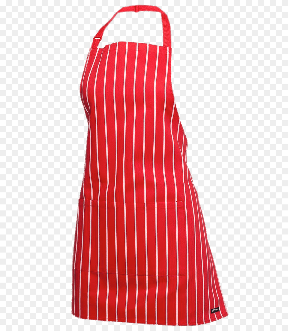 Red And White Striped Apron, Clothing, Skirt Free Transparent Png