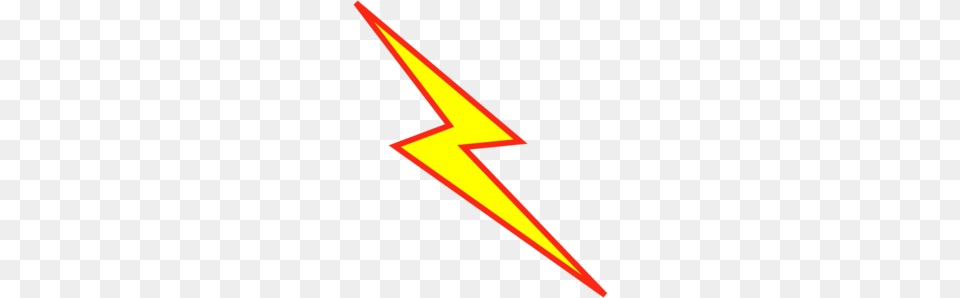 Red And Yellow Lightning Bolt Clip Art, Star Symbol, Symbol, Blade, Dagger Png