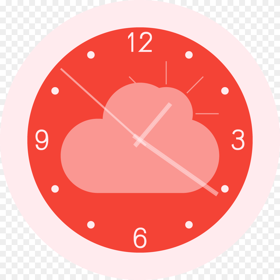 Red Animated Watch, Clock, Analog Clock, Disk, Wall Clock Png Image