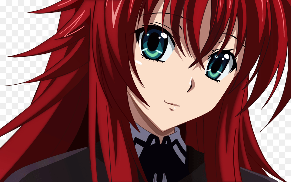 Red Anime Hair Color Free Png
