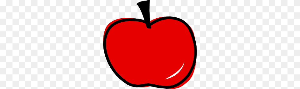 Red Apple Clip Art, Food, Fruit, Plant, Produce Free Png Download