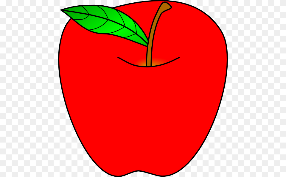 Red Apple Clip Art, Food, Fruit, Plant, Produce Free Png Download