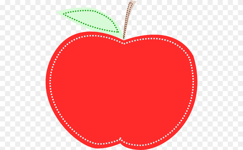 Red Apple Clip Art At Clker Apple Clipart Teacher, Food, Fruit, Plant, Produce Free Png