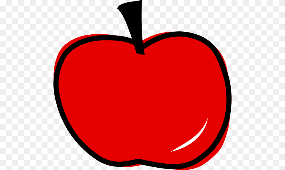 Red Apple Clip Art Is, Food, Fruit, Plant, Produce Png Image