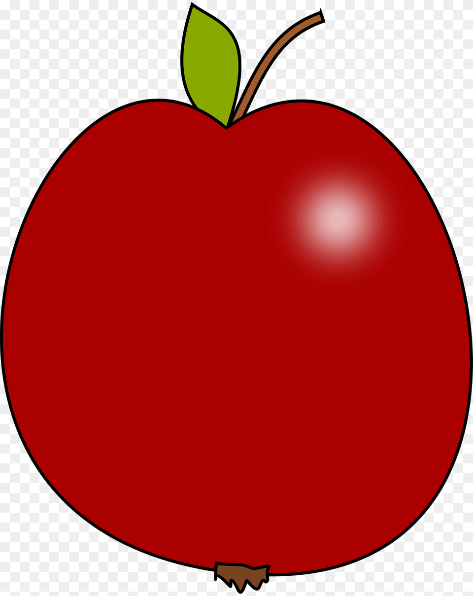 Red Apple Clipart, Food, Fruit, Plant, Produce Free Png Download