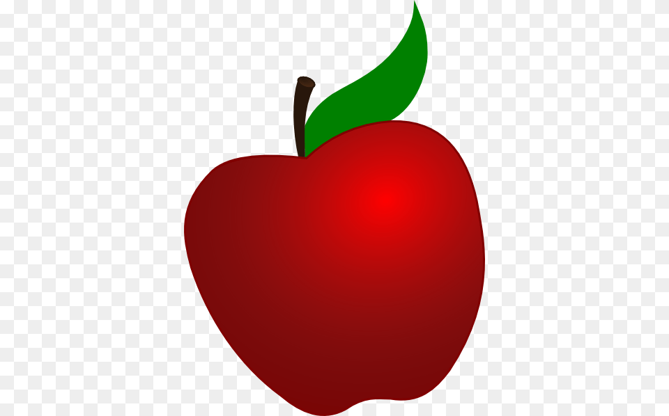 Red Apple Clipart, Food, Fruit, Plant, Produce Free Png