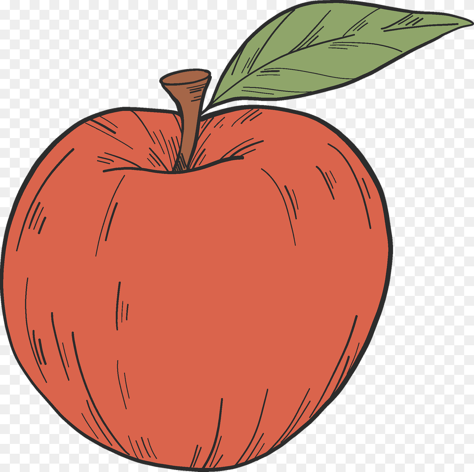 Red Apple Clipart, Food, Fruit, Plant, Produce Free Png Download