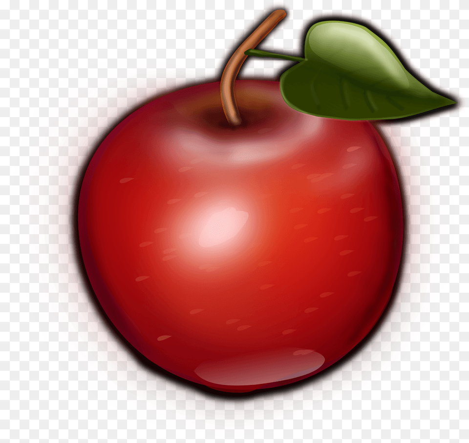 Red Apple Clipart, Food, Fruit, Plant, Produce Free Png