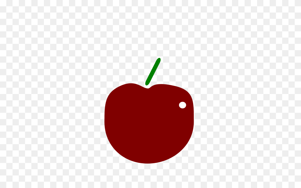 Red Apple Clipart For Web, Produce, Cherry, Food, Fruit Png Image