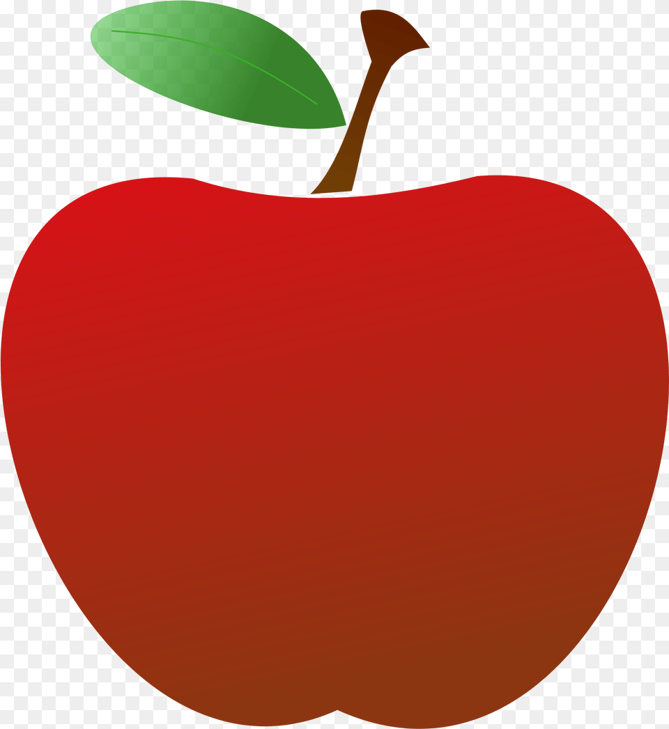 Red Apple Clipart Transparent Background Apple Clip Art, Plant, Produce, Fruit, Food Png Image