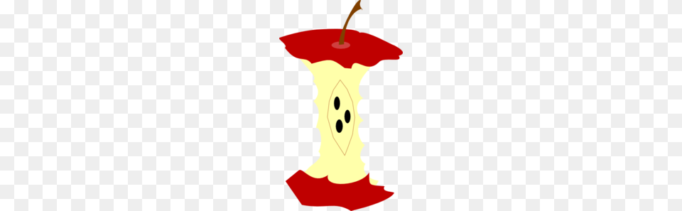 Red Apple Core Clip Art, People, Person Png Image