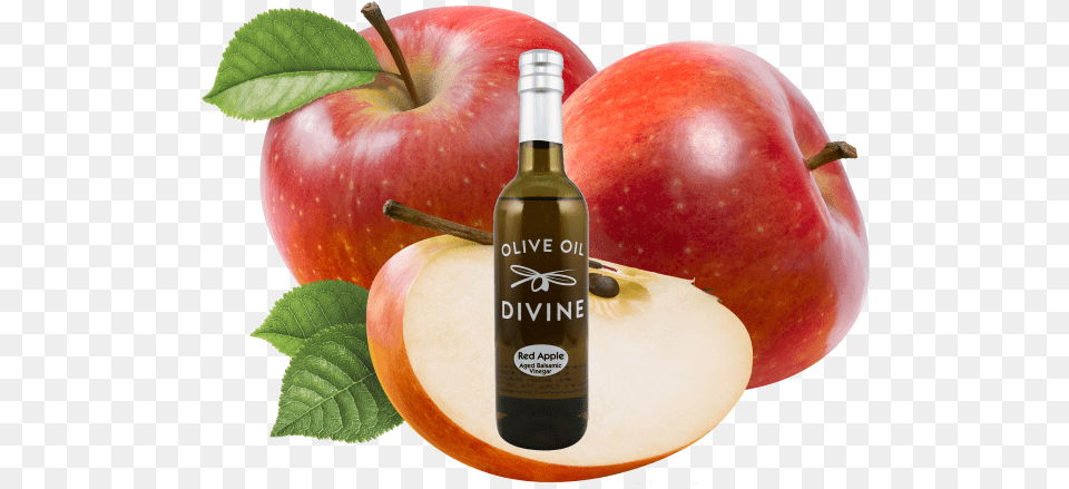 Red Apple Dark Balsamic Vinegar Apple, Food, Fruit, Plant, Produce Free Png