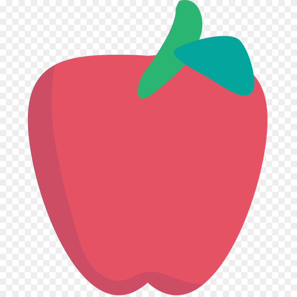 Red Apple Emoji Clipart, Food, Fruit, Plant, Produce Png