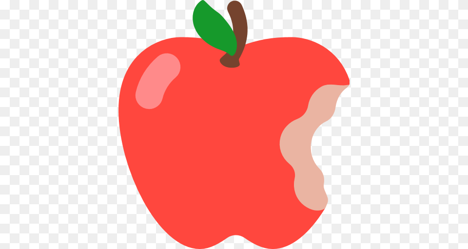 Red Apple Emoji For Facebook Email Sms Id, Food, Fruit, Plant, Produce Free Transparent Png