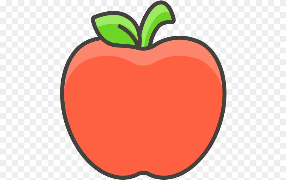 Red Apple Emoji Icon Clipart Full Size Clipart Food, Fruit, Plant, Produce Free Transparent Png