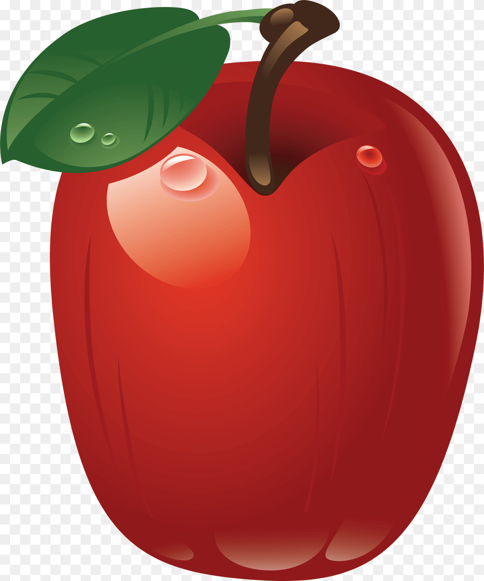 Red Apple Image, Food, Fruit, Plant, Produce Free Png