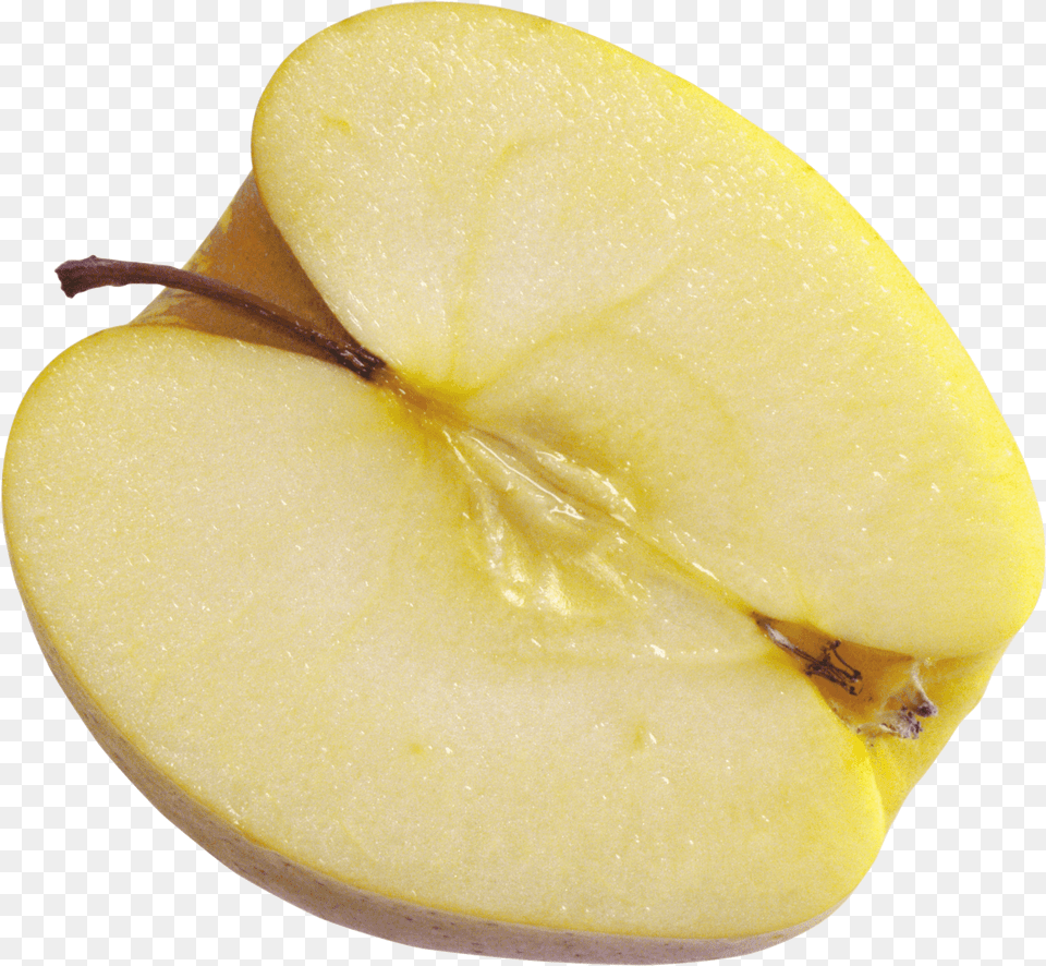 Red Apple Half An Apple, Food, Fruit, Plant, Produce Png Image