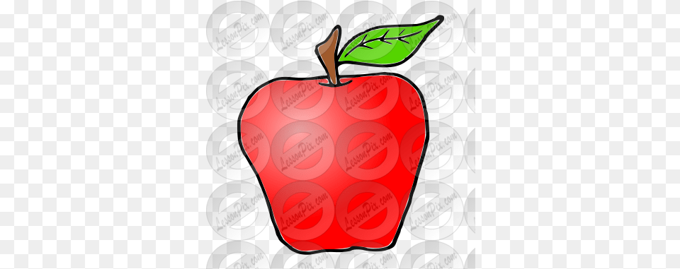 Red Apple Picture For Classroom Therapy Use Great Red Apple, Food, Fruit, Plant, Produce Png