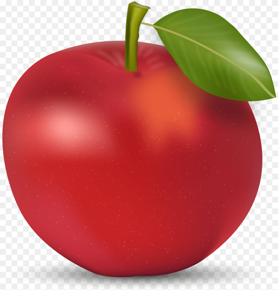 Red Apple Vector Red Apple Download Vector Apple Transparent Background, Food, Fruit, Plant, Produce Png