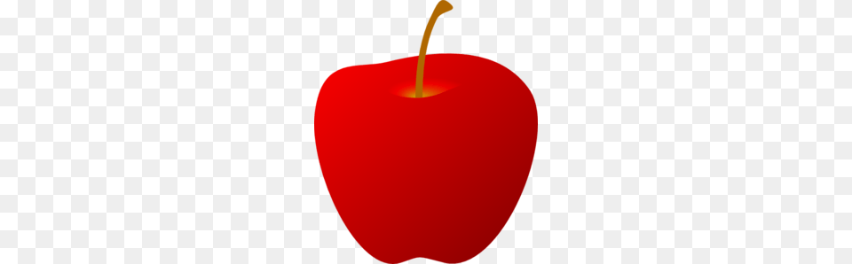 Red Apple Without Leaf Clip Art, Food, Fruit, Plant, Produce Free Transparent Png