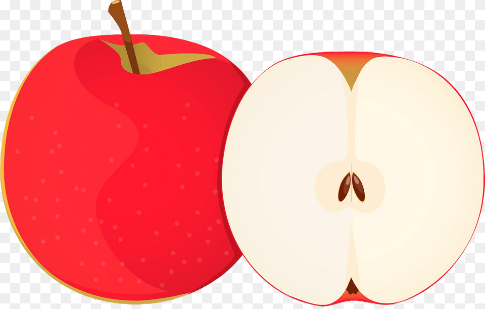 Red Apples Clipart, Apple, Food, Fruit, Plant Free Transparent Png