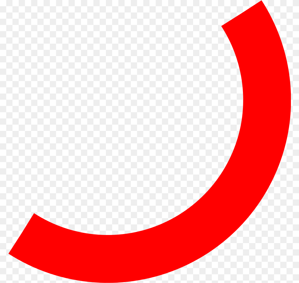 Red Arc Line Png