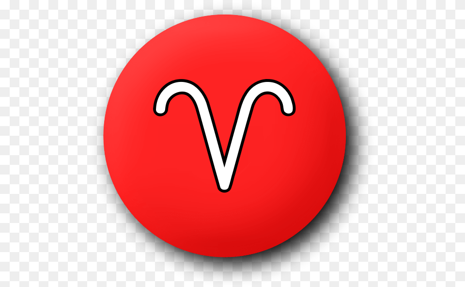 Red Aries Sign Aries Sign Red, Symbol, Logo Free Png