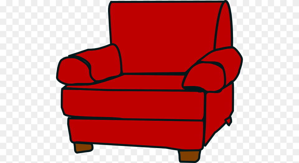 Red Armchair Clip Art At Clker Com Armchair Clipart, Chair, Furniture, Dynamite, Weapon Png Image
