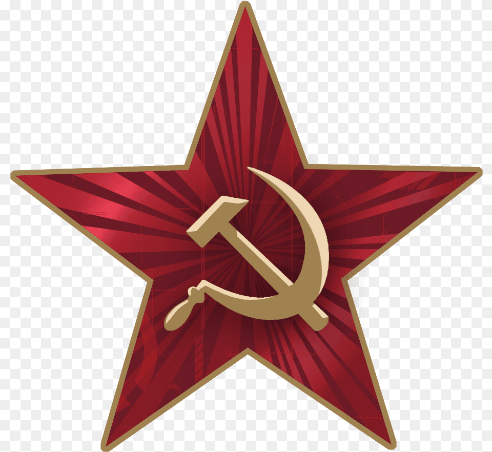 Red Army Soviet Star, Star Symbol, Symbol, Cross Free Png