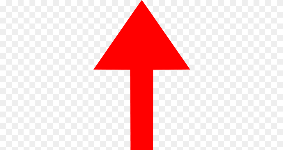Red Arrow 126 Icon Red Arrow Icons Traffic Sign, Symbol, Cross, Road Sign Free Png Download