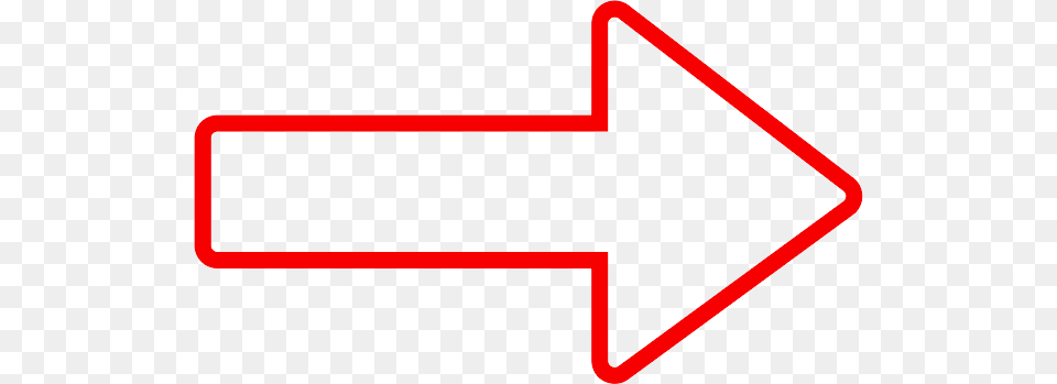 Red Arrow, Sign, Symbol, Road Sign Free Png Download