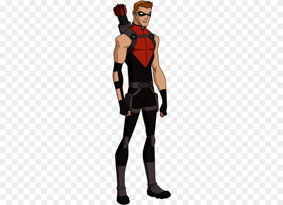 Red Arrow Dcu By Spiedyfan D5firm6 Roy Harper Young Justice, Adult, Person, Clothing, Man Free Png