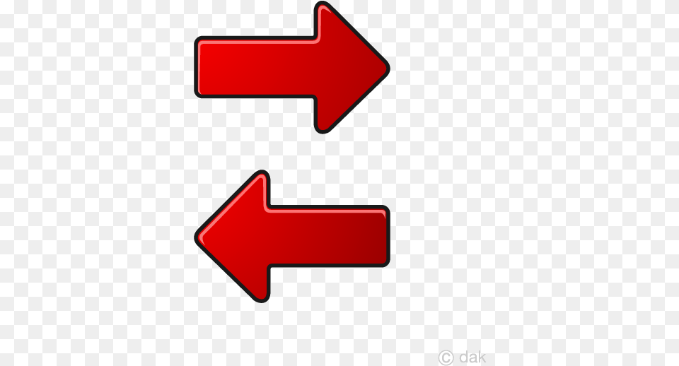 Red Arrow Left And Right Clipart Free Picture Transparent Red Arrows Left And Right, Symbol, Number, Text, Sign Png