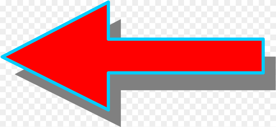 Red Arrow Pointing Left Left Facing Red Arrow, Symbol, Arrowhead, Weapon, Sign Free Png
