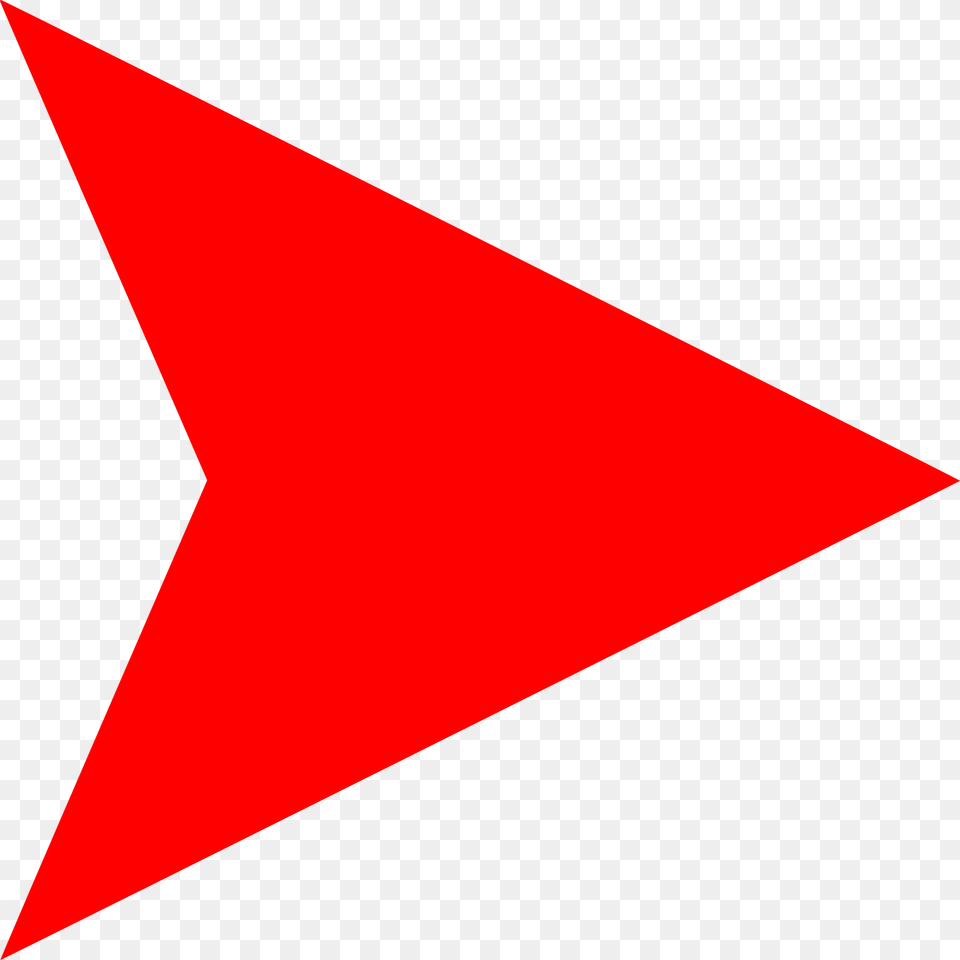 Red Arrow Right, Triangle Png Image