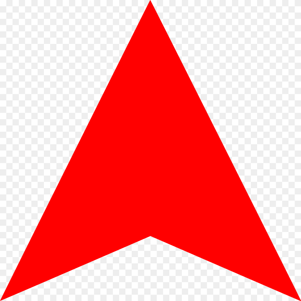 Red Arrow Up Clipart, Triangle Png Image