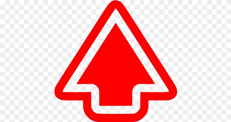Red Arrow Up Icon Dot, Sign, Symbol, Road Sign, Dynamite Free Png