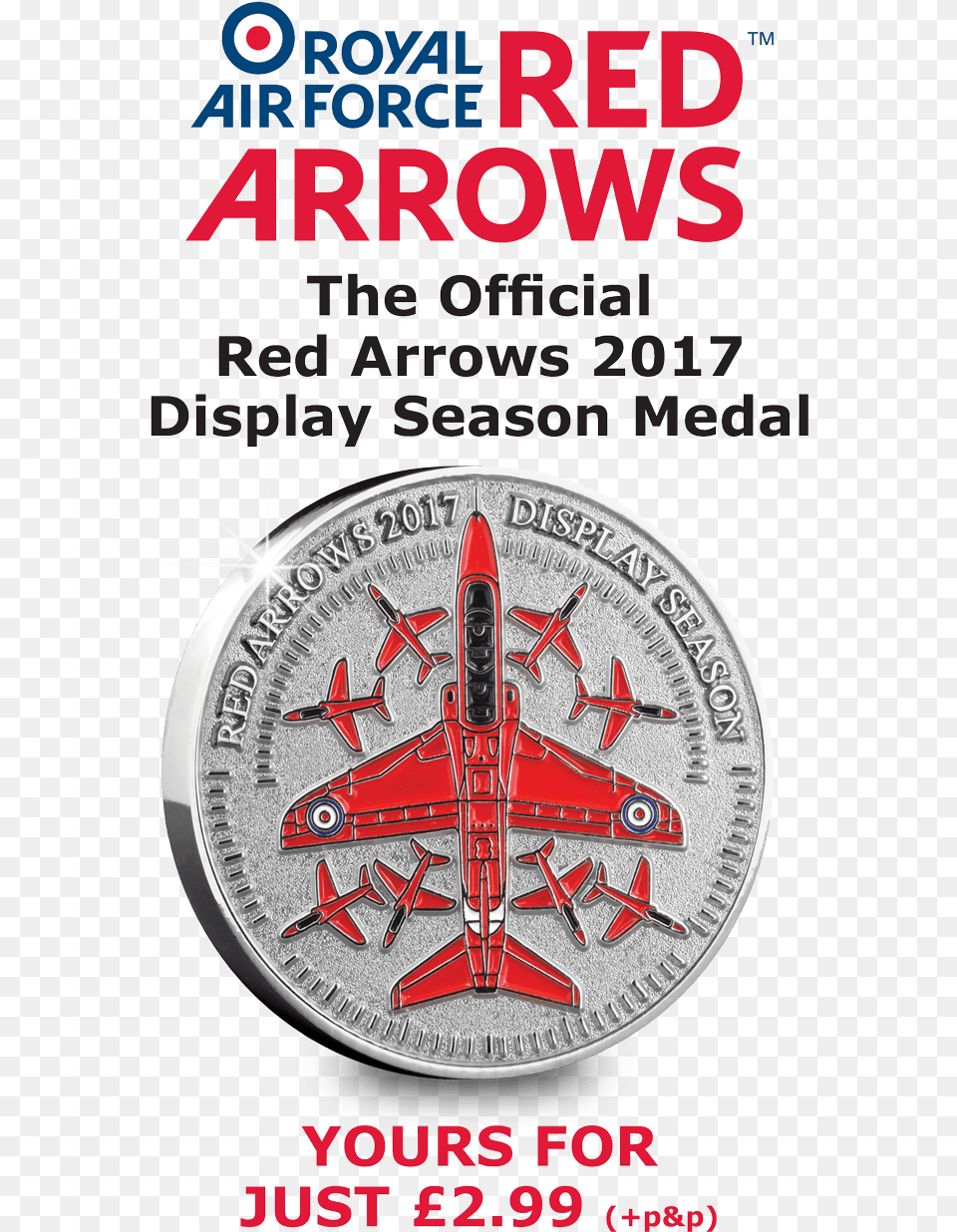 Red Arrows 2017 Display Season Medal Transparent Red Arrow Logo Png