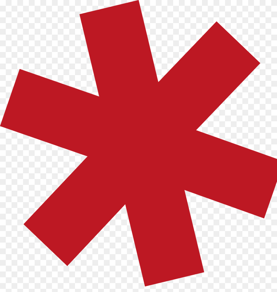 Red Asterisk, Logo, First Aid, Red Cross, Symbol Free Png Download