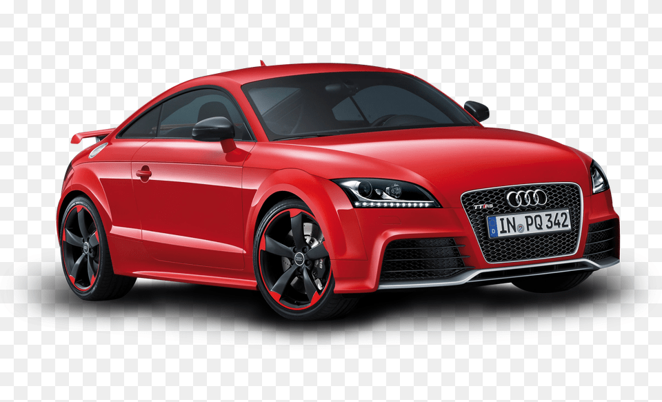 Red Audi Car, Sedan, Vehicle, Coupe, Transportation Png Image