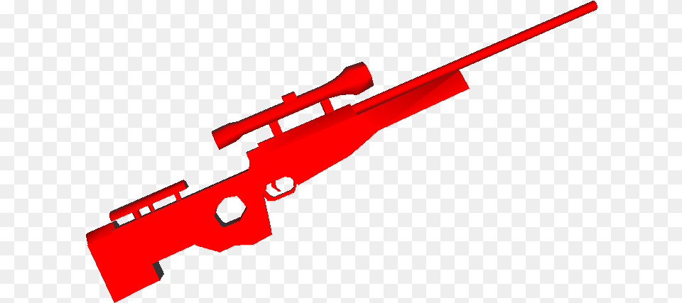 Red Awp Image Solid, Firearm, Gun, Rifle, Weapon Free Transparent Png